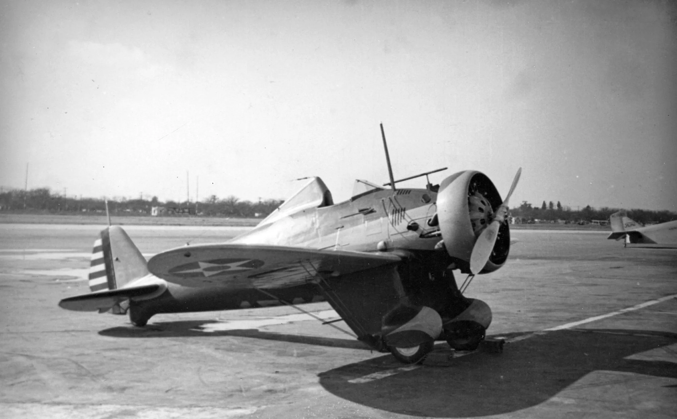 Representative view of Boeing P-26 Peashooter.