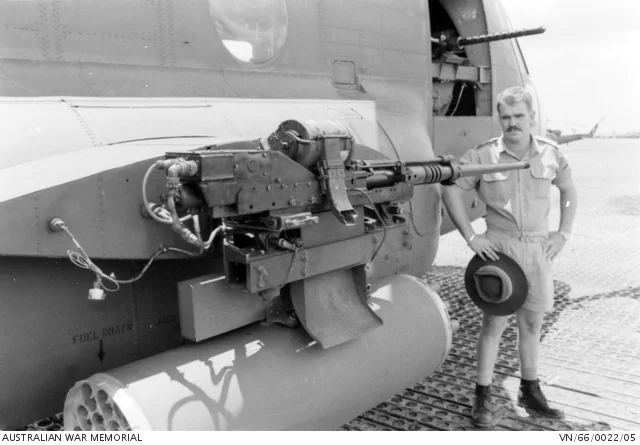 Representative view of Boeing Vertol ACH-47A gunship.