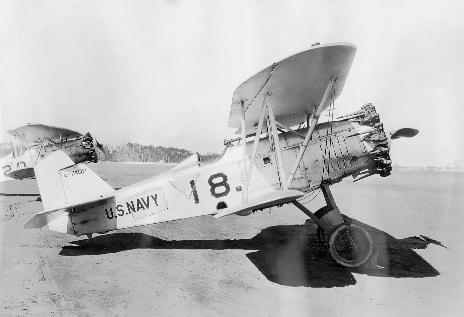 Representative view of Curtiss F6C Hawk.