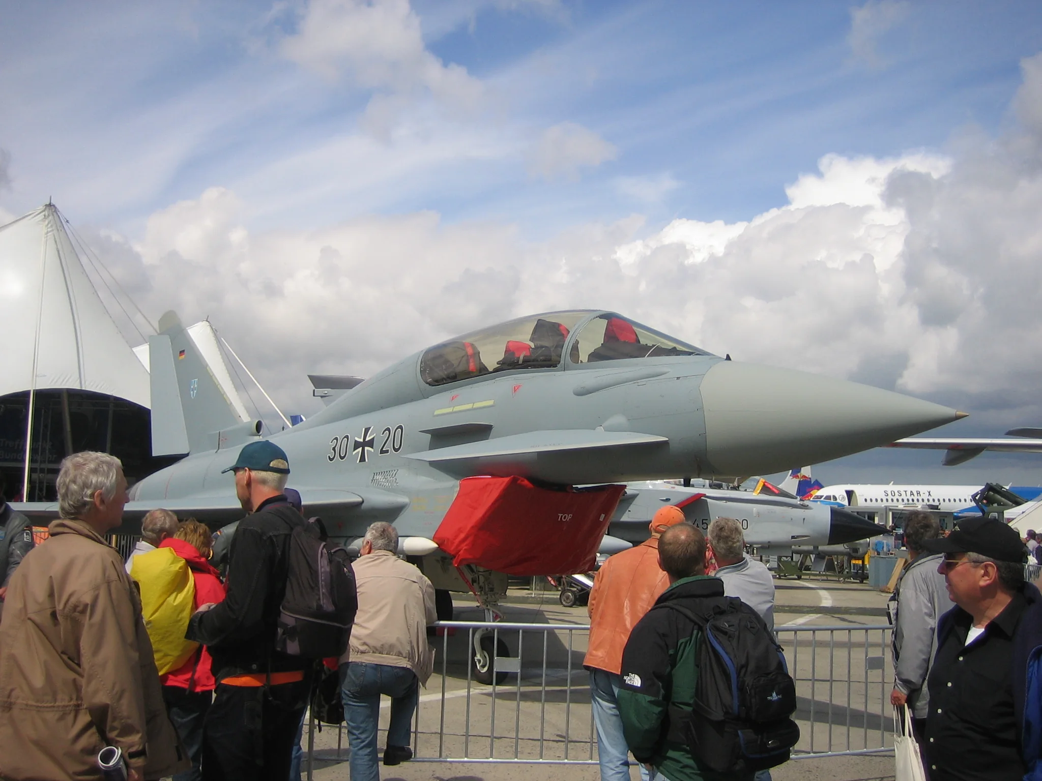 Representative view of Eurofighter Typhoon.