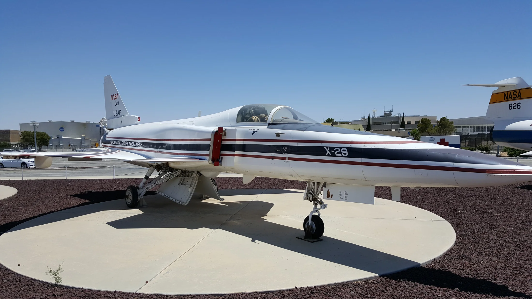 Representative view of Grumman X-29.