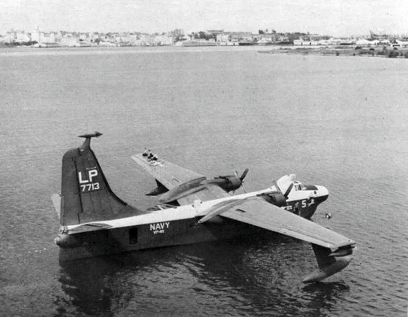 Representative view of Martin P5M Marlin.