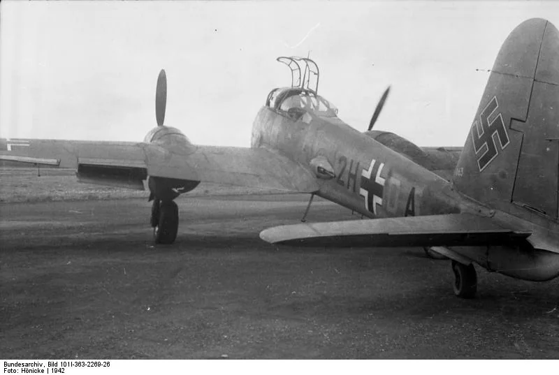 Representative view of Messerschmitt Me 210.