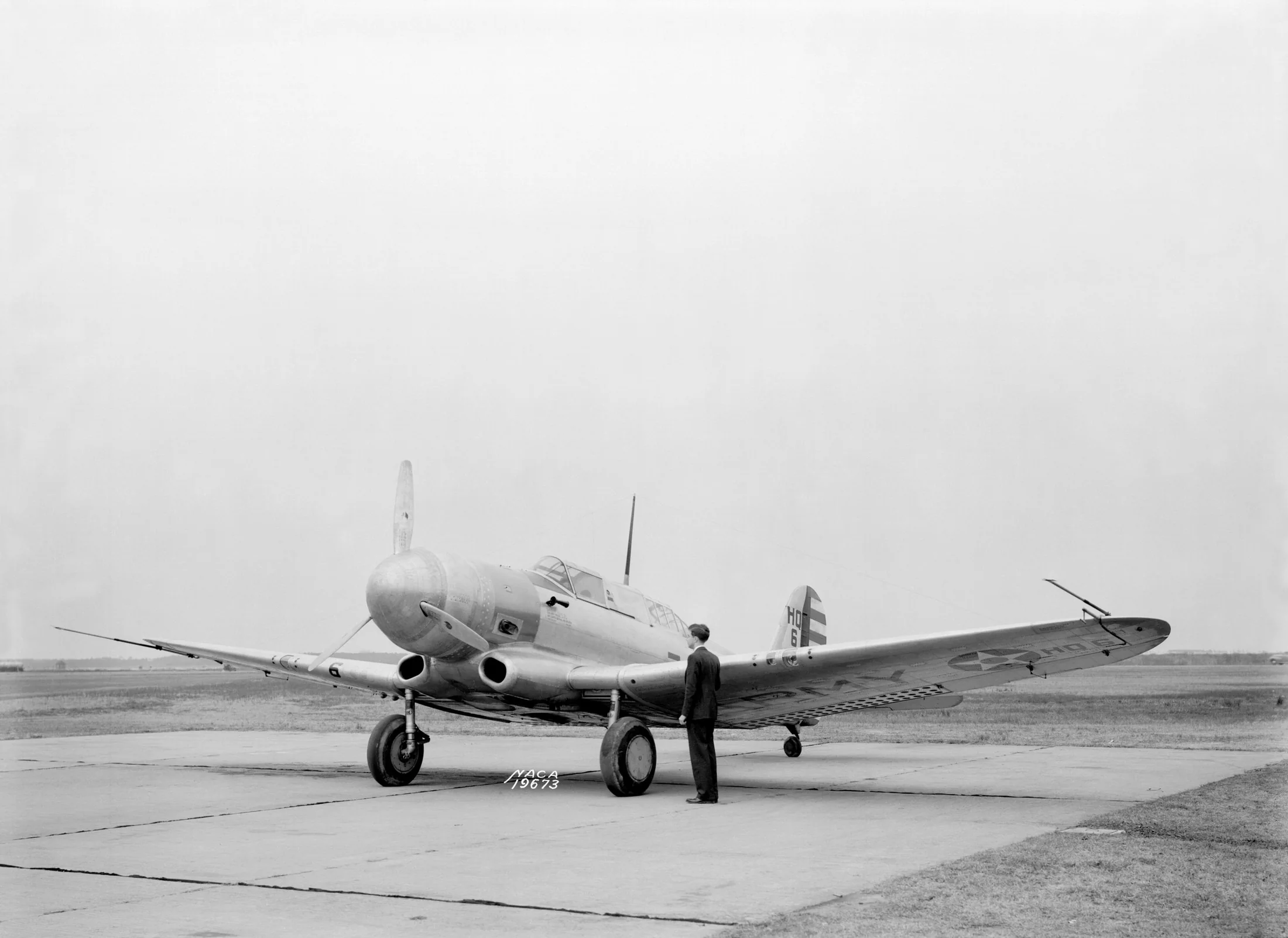Representative view of Northrop A-17.
