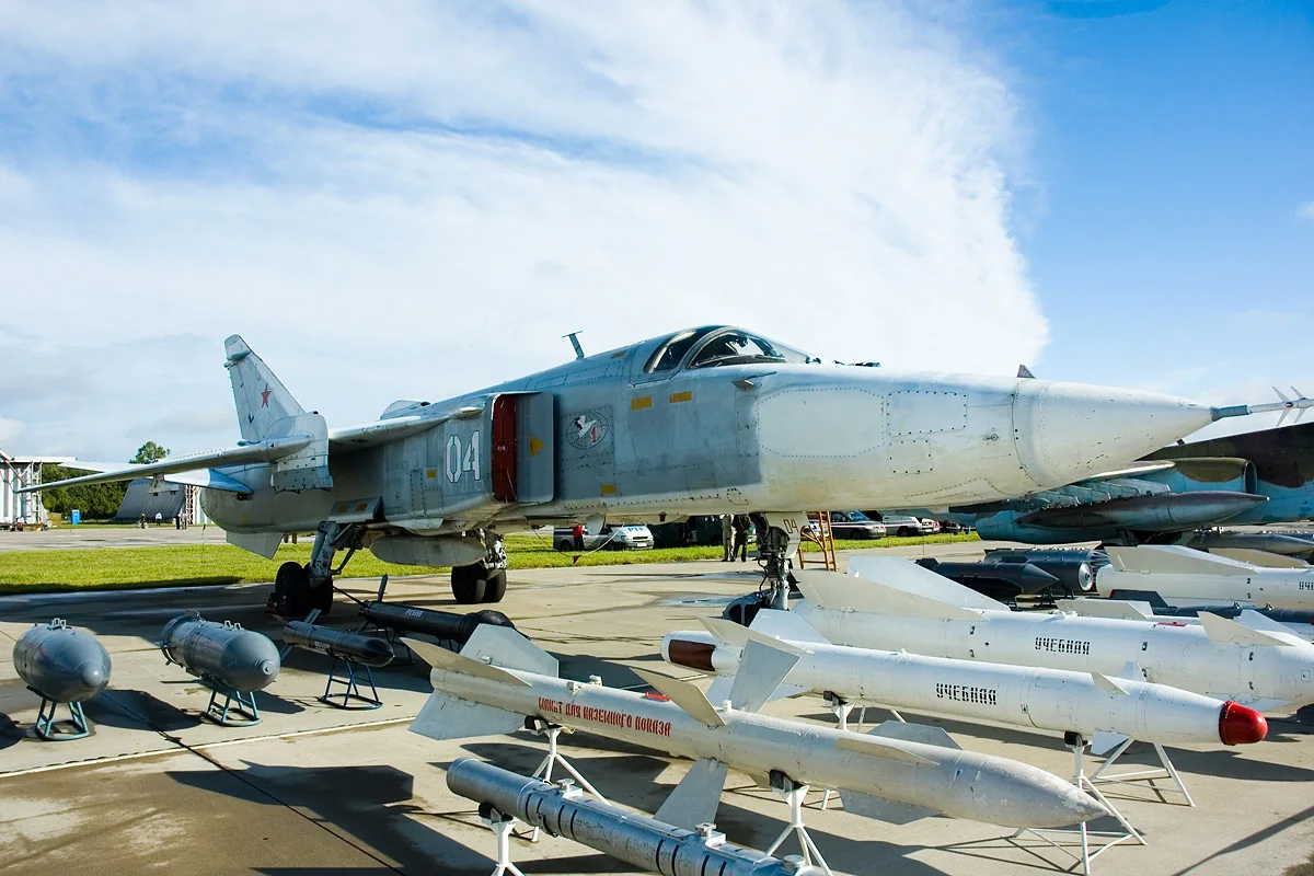 Representative view of Sukhoi Su-24.