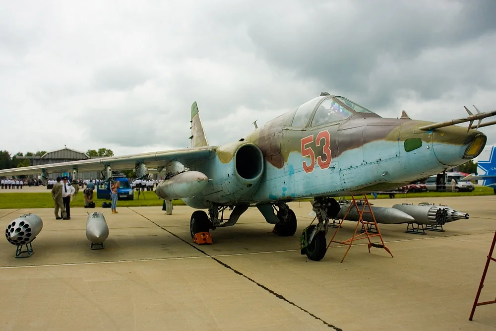 Representative view of Sukhoi Su-25.