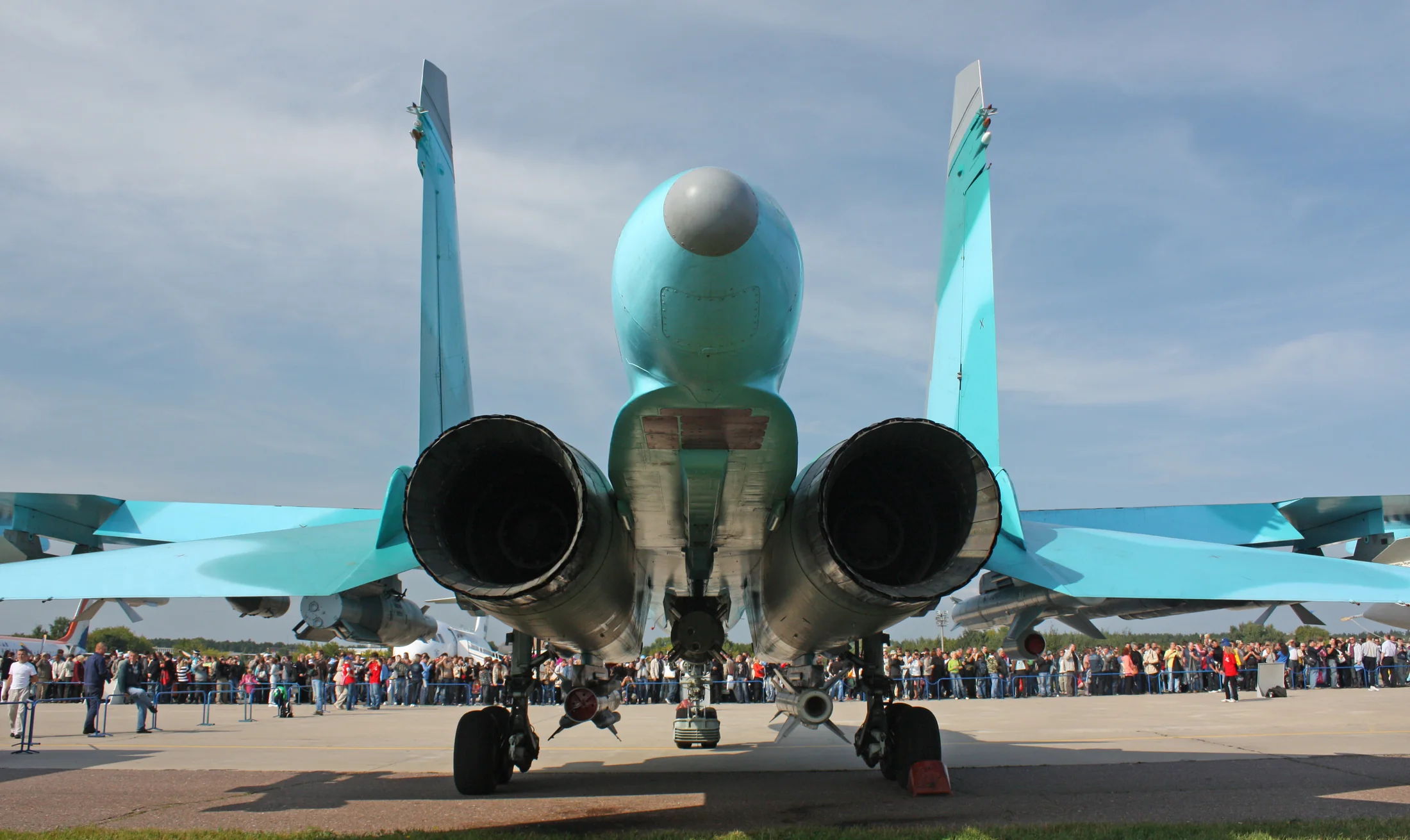 Representative view of Sukhoi Su-34.