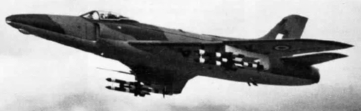 Representative view of Supermarine Swift.